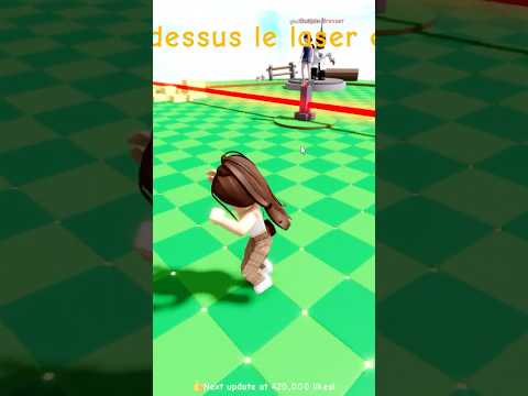 Roblox, mais il faut appuyer sur le bouton