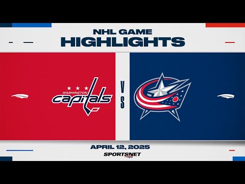 NHL Highlights | Capitals vs. Blue Jackets - April 12, 2025