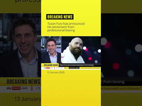 Tyson Fury says he is retiring from boxing