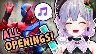 Reacting to ALL Kamen Rider Openings (1971-Gavv)