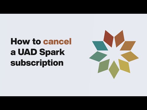 UA Support: How to Cancel a UAD Spark Subscription