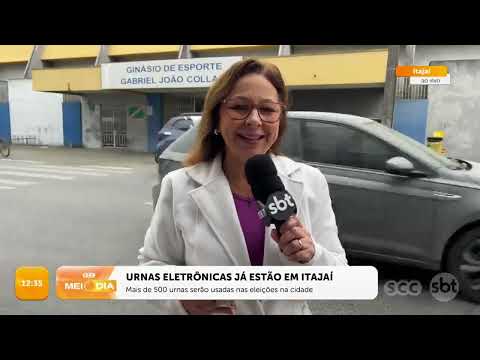 Mais de 500 urnas serão usadas nas eleições de Itajaí | Cotidiano | SCC Meio-Dia