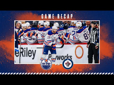 HIGHLIGHTS | Oilers vs. Jets 04.13.25