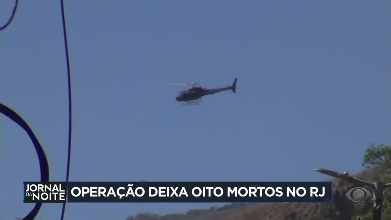 Operação deixa oito mortos no Rio de Janeiro