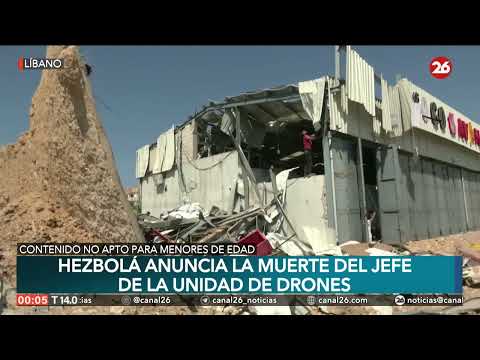 MEDIO ORIENTE | Hezbolá anuncia la muerte del jefe de la unidad de drones