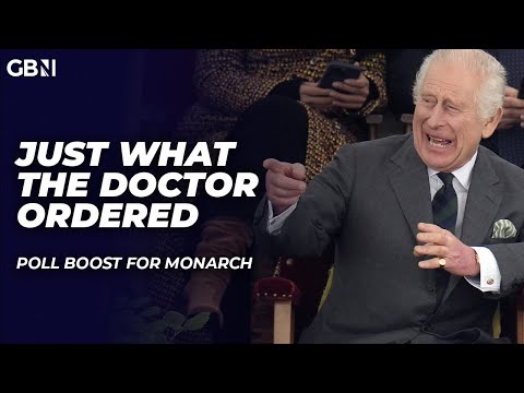 Just what the doctor ordered... a poll boost! | Brits fall in love with King Charles all over again