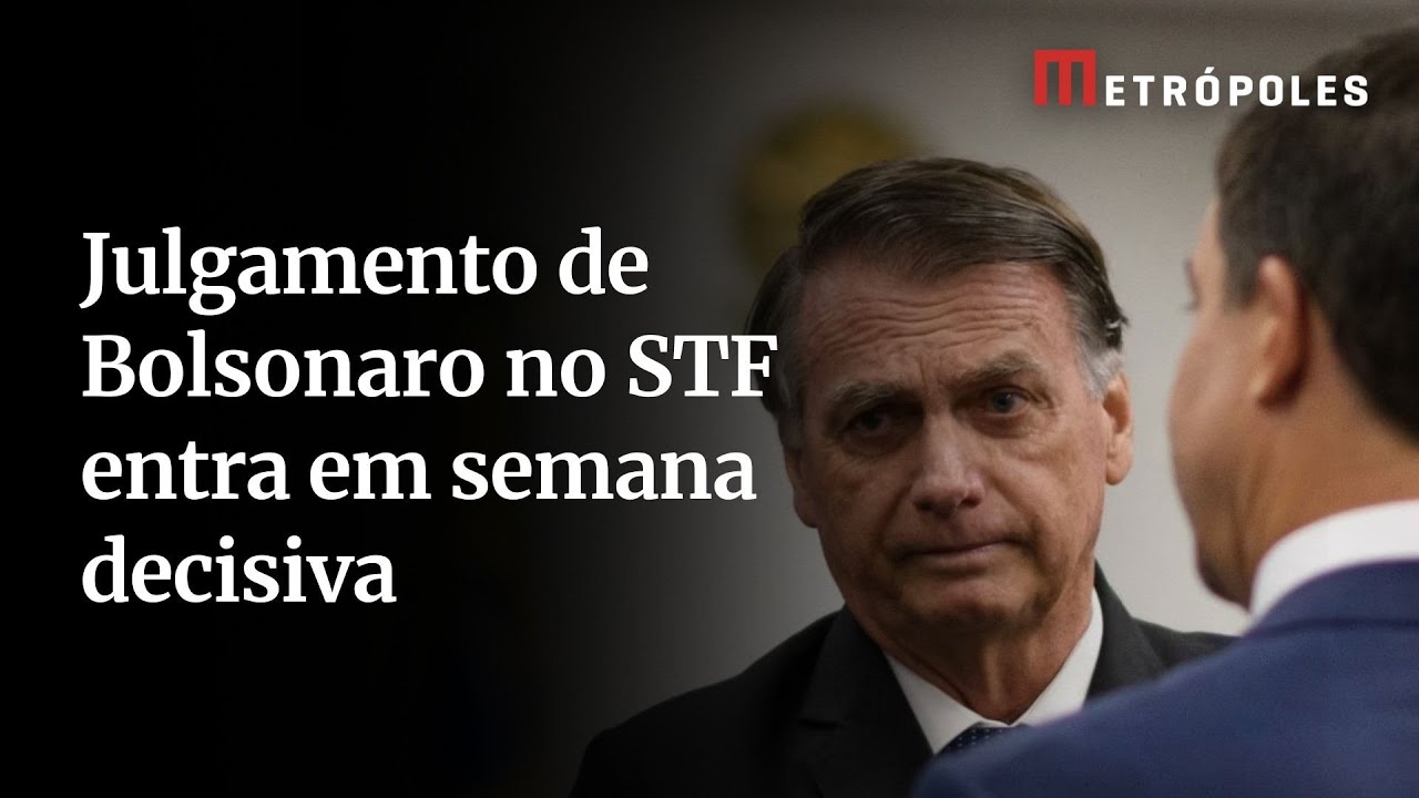 Julgamento de Bolsonaro no STF entra em semana decisiva