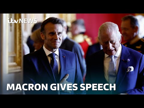 Watch live as Macron gives speech to UK Parliament | ITV News
