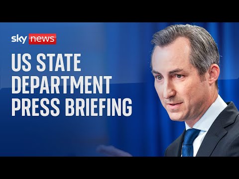Watch live: US State Department Press Briefing