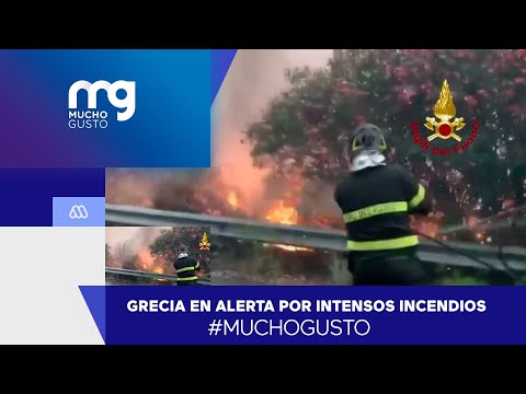#muchogusto / Grecia en alerta por intensos incendios