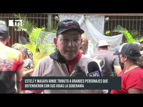 Estelí conmemora los 44 años del paso a la inmortalidad de José Benito Escobar - Nicaragua