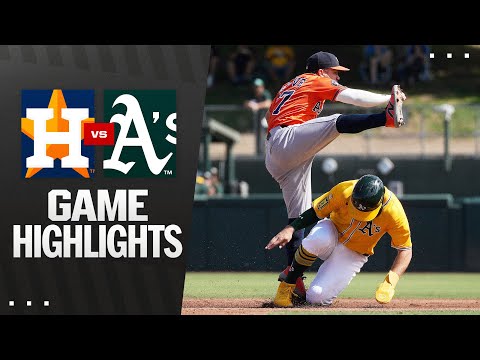 Astros vs. As Game Highlights (9/25/25) | MLB Highlights