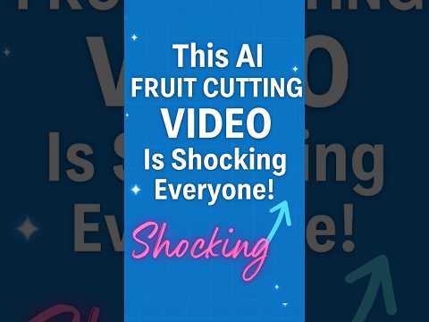 How to Make Fruit Cutting Ai Video Free