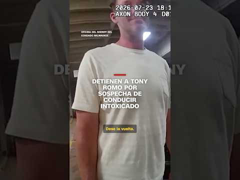Detienen a Tony Romo por sospecha de conducir intoxicado