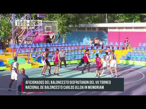 Exitoso VII torneo de baloncesto en el Parque Luis Alfonso, Managua - Nicaragua