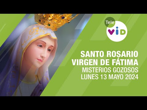 Santo Rosario Virgen de Fátima  Lunes 13 Mayo 2024 Misterios Gozosos - Tele VID