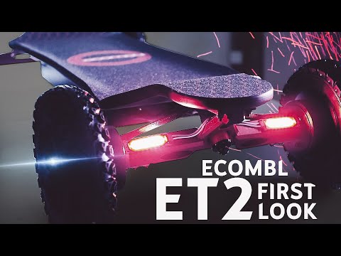 A New Challenger ?! ECOMBL ET2 | Unboxing + First Ride Impressions | All Terrain Electric Skateboard
