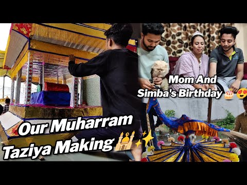 Mom's Birthday And Muharram Taziya making Vlog🕌✨| Humara Muharram ka taziya😍