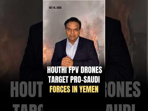 Houthi FPV Drones Target Pro-Saudi Forces #saudiarabia #houthi #houthis #houthiattack #saudia #yemen