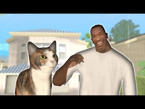 GTA San Andreas - CJ Adopta un Gato