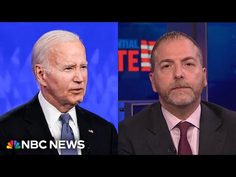 Chuck Todd: Democrats in ‘full-on panic’ over President Biden’s debate performance