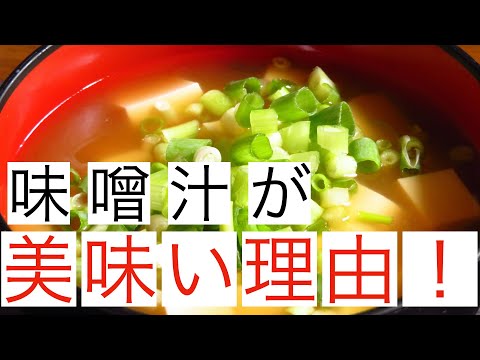 【3分解説】味噌汁の美味さに化学的理由/世界の味覚を変えた日本人化学者