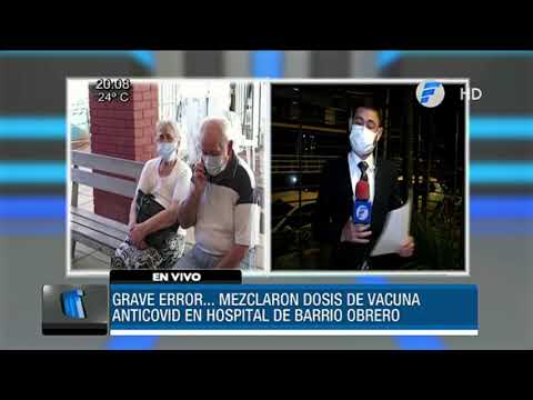 Mezclan por error dosis de vacunas en Hospital de Barrio Obrero