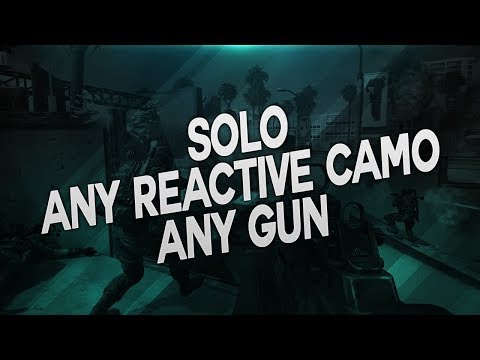 *SOLO* ANY REACTIVE CAMO ON ANY GUN - New Update easy method