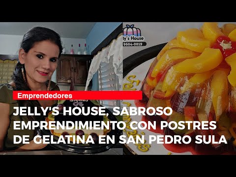 Jelly's House, sabroso emprendimiento con postres de gelatina en San Pedro sula