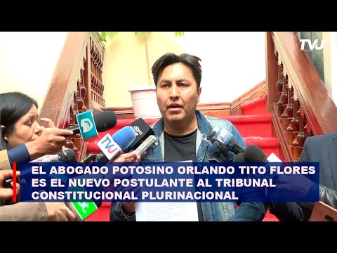 El abogado Potosino Orlando Tito Flores es el nuevo postulante al TCP