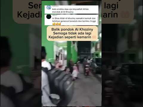 Alhamdulillh alkhoziny #ponpes #ponpesalkhoziny #ponpesambruk #pondokpesantren #pondok #santri