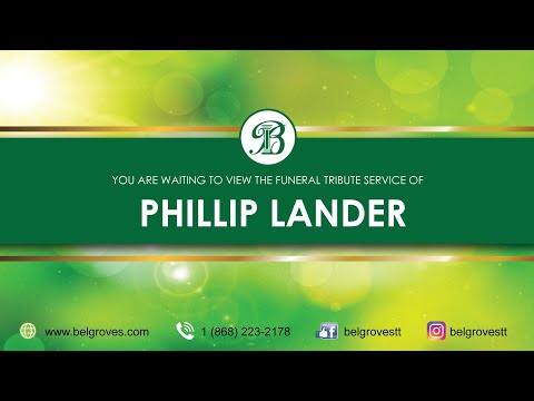 Phillip Lander Tribute Service