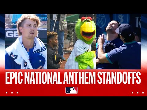 ULTIMATE MLB National Anthem standoff compilation! (Ft. Pirate Parrot, Joe Kelly, Robbie Ray & MORE)