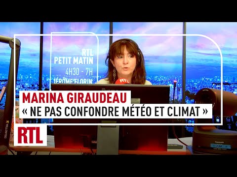 Marina Giraudeau : Ne pas confondre météo et climat !
