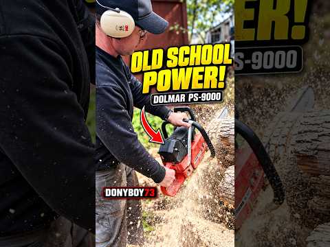 This DOLMAR PS-9000 Chainsaw Still RIPS! #shorts