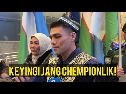 Bektemir Meliqoʻziyev tantanali kutib olindi!