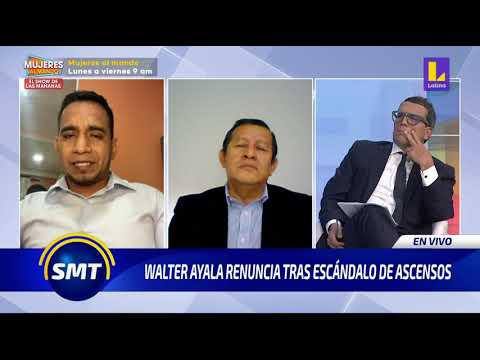 Eduardo Salhuana congresista de APP afirma que es una buena noticia que Walter Ayala renunciará