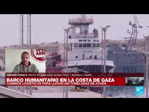 Gerard Canals: 'Construimos un muelle en Gaza con restos de edificios que han caído por la guerra'