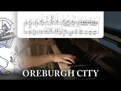 "Oreburgh City" (from "Pokémon DPPt") || Piano Cover + Sheets!