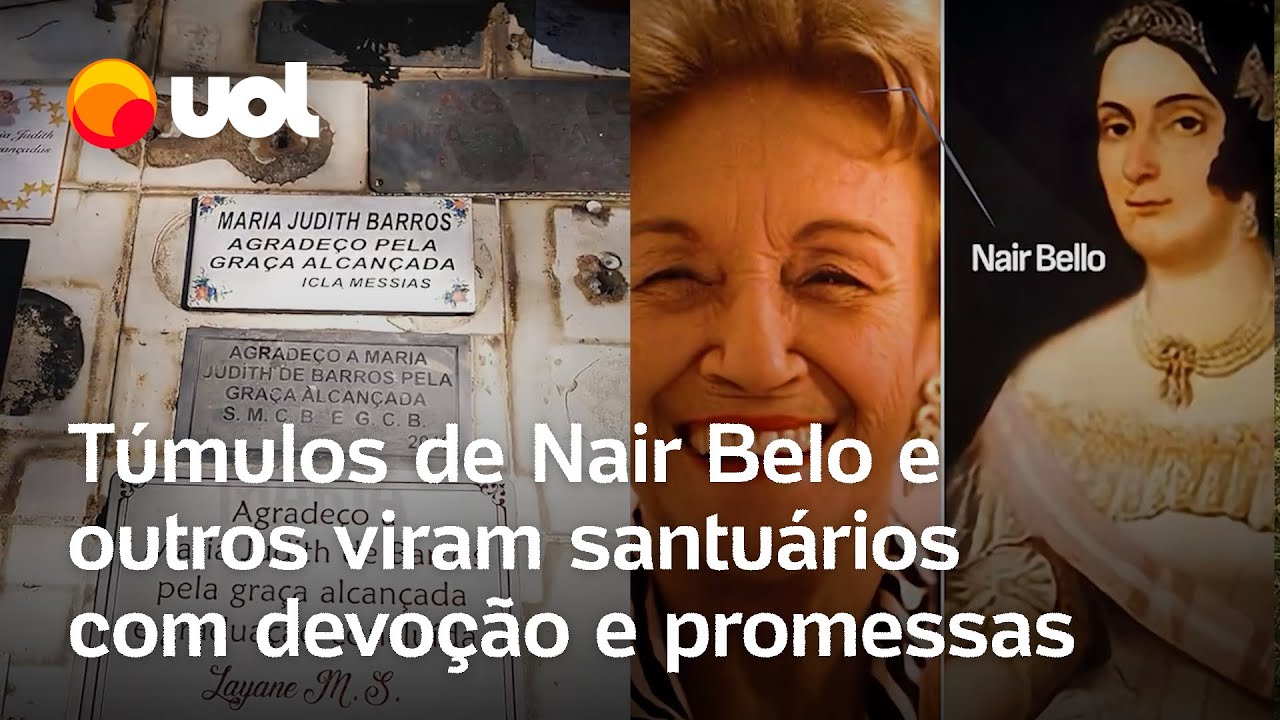 Nair Belo faz milagres Conheça os milagreiros de cemitério veja vídeo