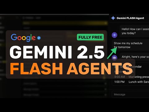 Gemini 2.5 FLASH Agents: This FULLY FREE Gemini 2.5 Flash AI Agent is CRAZY!