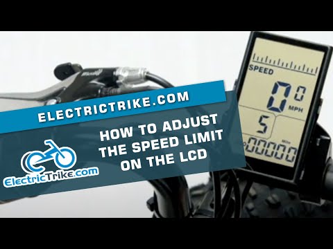 ElectricTrike.com Speed Limit Settings