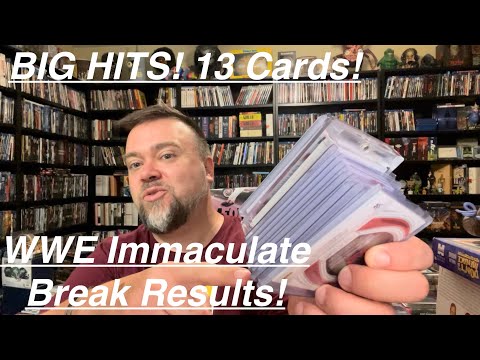 WWE Immaculate Multi Case Break Results 13 Cards! BIG Autos, Booklet @WWE @panini