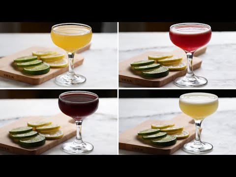 3-Ingredient Cocktails 4 Ways