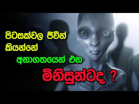 පිටසක්වල ජීවීන් කියන්නේ අනාගතයෙන් එන මිනිසුන්ට ද | Aliens Are Future Versions of Humans