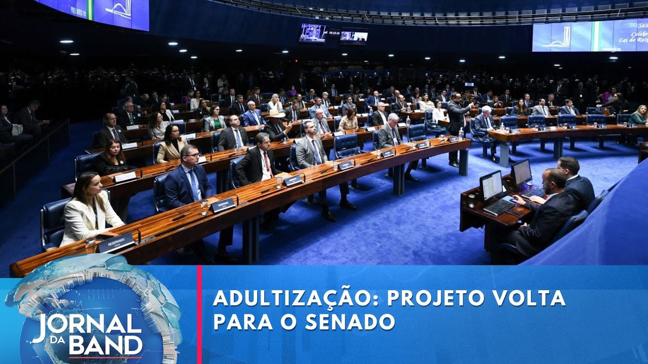 Adultização projeto volta para o Senado