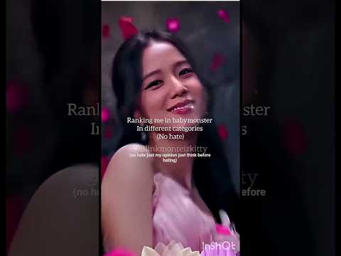 Ranking me in babymonster 😁 #kpop #music #dj #blackpink #challenge #aestheic #koreanmusic #remix