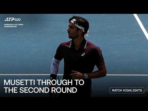 Lorenzo Musetti vs Matteo Arnaldi Highlights | Washington D.C. 2026 Round 1
