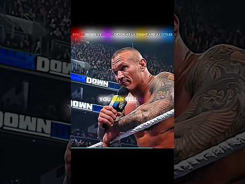 Wwe Roman Reigns vs Randy Orton vs AJ styles vs local knight#Seth Rollin#Roman Reigns ret#Max guider