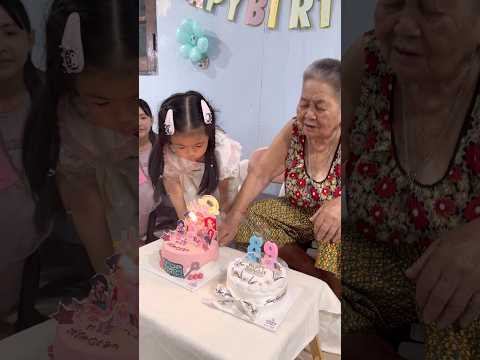 น้องมิลิน | 6ขวบแล้วนะเพื่อนๆ🧡 #เด็กน่ารัก #น้องมิลิน #โบ๊ะบ๊ะshorts #ตลก